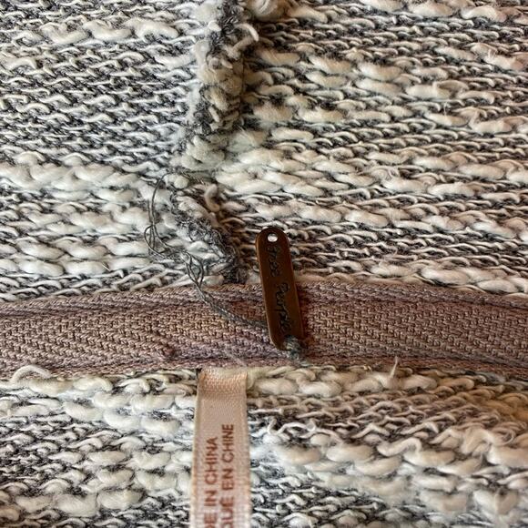 Free People In the Loop Grey Waterfall Cardigan Small - Picture 8 of 13